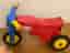 Dantoy motorcykel med gummihjul