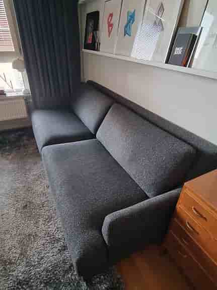 Soffa mörkgrå Mio Macy XL 3-sits