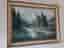 Tavla av Johannes Bochmann med landskapsmotiv  62x82 cm