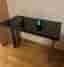 Sidobord/avlastningsbord med stenskiva, industriell stil