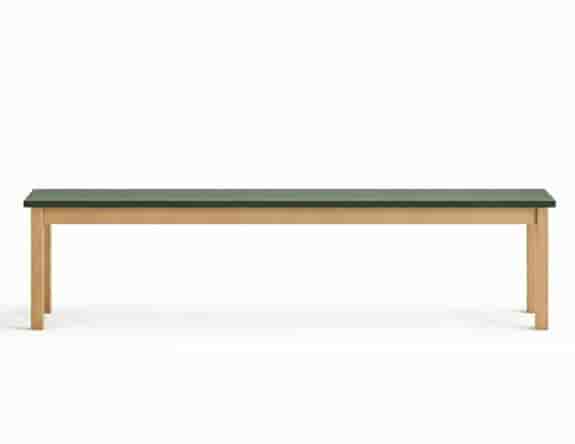 Sittbänk ZET 1800x440 mm Mörkgrön