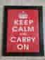 Tavla "Keep Calm And Carry on"