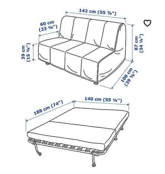 Bäddsoffa Lycksele