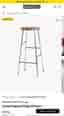 3 st Cornet barpall 75 cm - Hay, design Jonas Trampedach