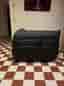 Black Leather Corner Togo Lounge Chair by Michel Ducaroy for Ligne Roset