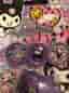 Hello Kitty Kuromi leksaksset lila plast