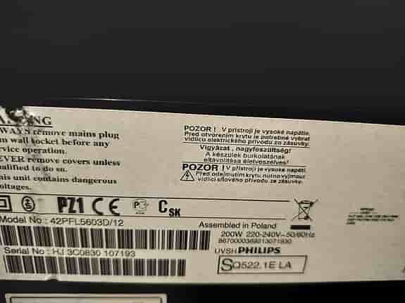 Philips 42PFL5603D/12 TV