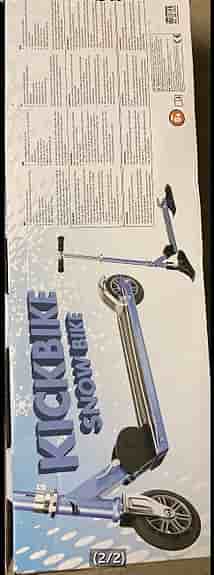Kickbike Snow Bike sparkcykel