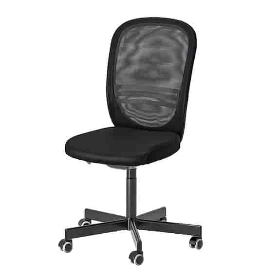 En Ikea kontor stol redan packerad