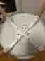 2 vita matstolar från Jysk