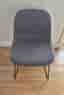 Muuto Fiber Side Chair, Remix tyg, Sled Base
