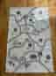 Kids floor rug - barnmatta 85x130
