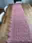 Virkad rosa gardin kappa