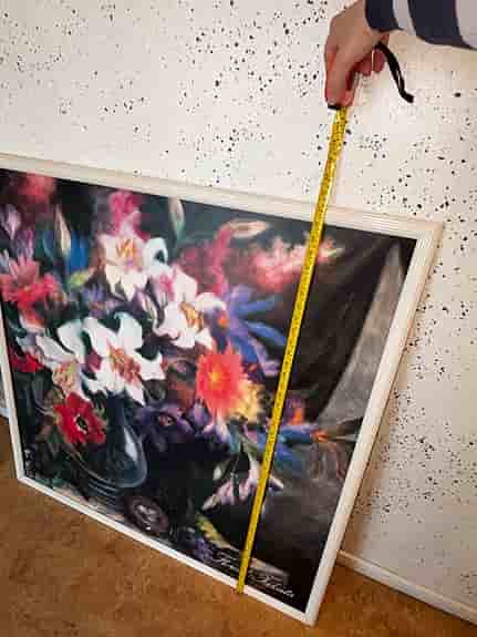 Floreal Takata tavla blomstermotiv 104x104 cm.