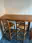Barbord/matbord inklusive stolar