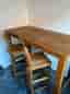 Barbord/matbord inklusive stolar