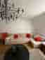 Stor rymlig soffa beige