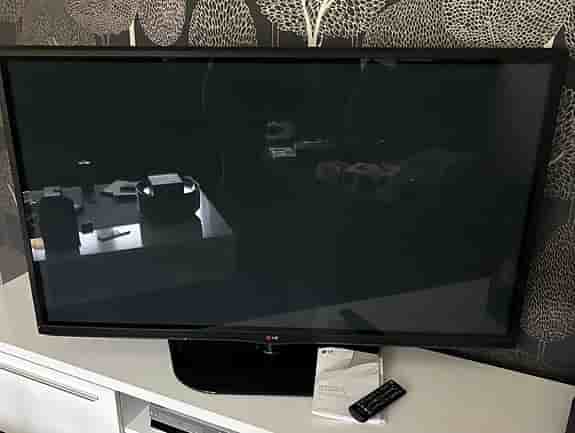 LG plasma tv svart 46 tum