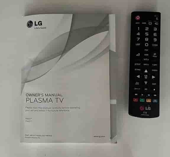 LG plasma tv svart 46 tum