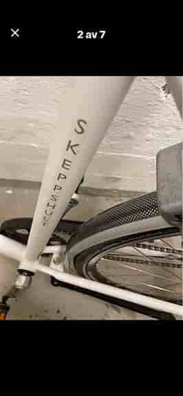 Skeppshult Elit hybridcykel 53 cm 28" unisex vit