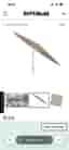 Platinum RIVA parasoll teak look/taupe 3m