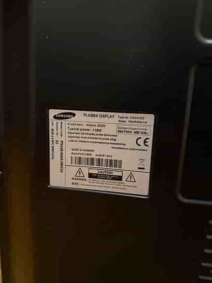 Samsung Plasma-tv svart 43" HD