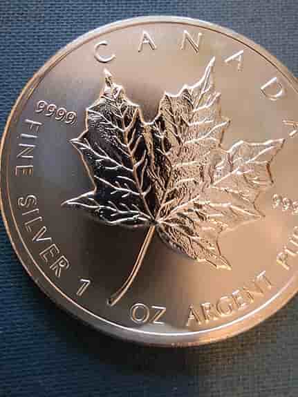 Canadian  5 dollarar silver 1 oz