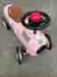 STOY gåbil / sparkbil retro rosa