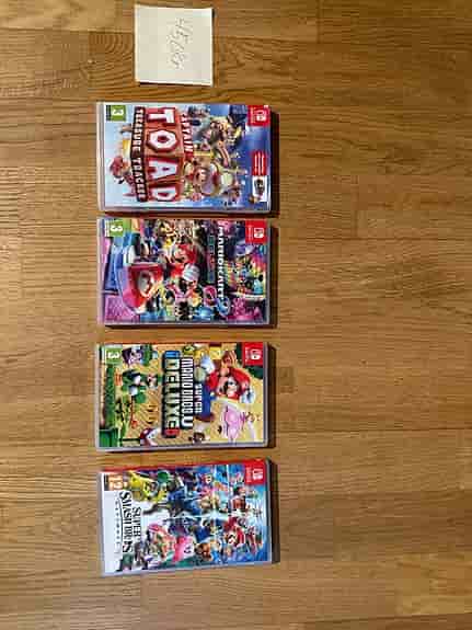 Nintendo Switch spel blandade titlar