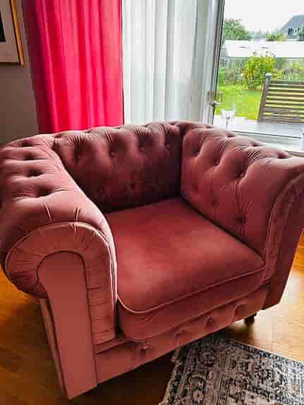 Chesterfield Lyx Soffgrupp 3+2+1 i Sammet