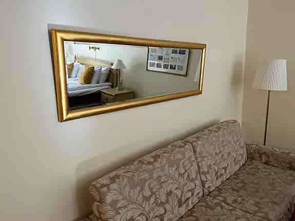 Spegel 150×60 cm – guldram