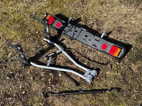 Thule Express 970 cykelställ (2 cyklar), Thule 9761 samt Thule 982 ramadapter