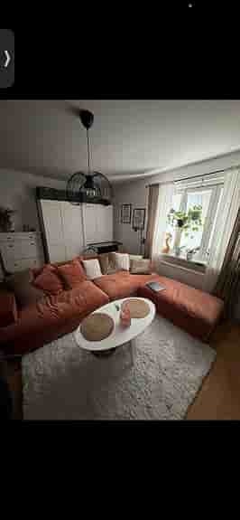 4 sits soffa med fotpall