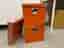 IKEA KASSETT förvaringslådor orange 4 stycken