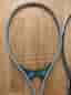 Tennisracket set med två tennisbollar