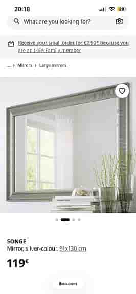 IKEA spegel SONGE