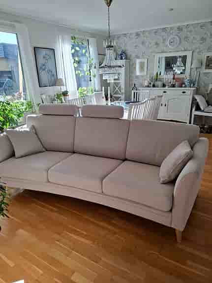 Ny Soffa 3-sits tyg beige