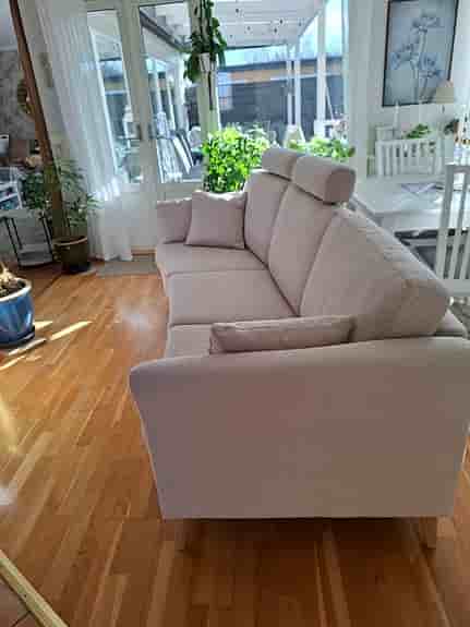 Ny Soffa 3-sits tyg beige