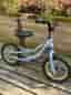 Barncykel balanscykel 10" silver