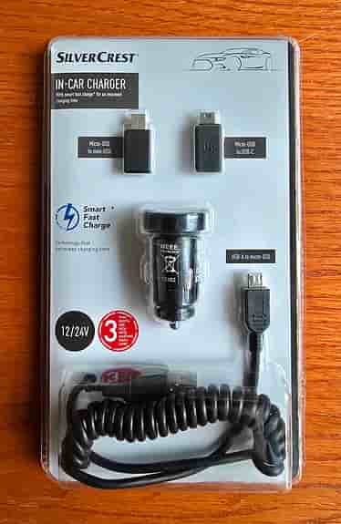 Helt Ny Smart USB Snabbladdare 2,1A För Mobil, Tab, Pc i Bil, + Tillbehör.