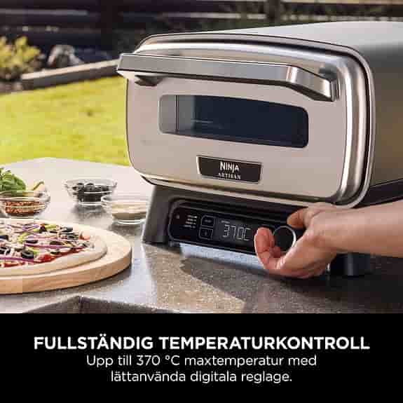 HELT NY Ninja Artisan elektrisk pizzaugn och airfryer för utomhusbruk MO201EU