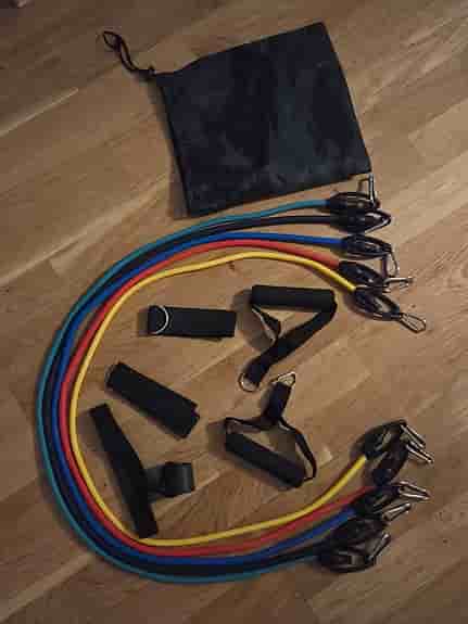 Träningsband och TRX-liknande träningsslingor set