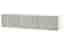 BESTÅTV bench with doors, white/Kallviken light grey, 180x42x38 cm