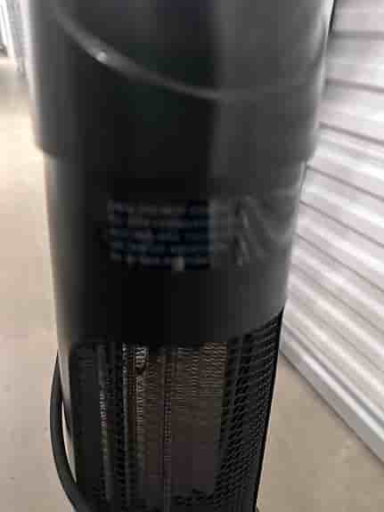 Magna MF-7580 terrassvärmare svart
