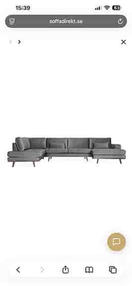 Stockholm U-Soffa