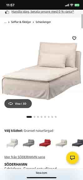 Ikea schäslong Söderhamn