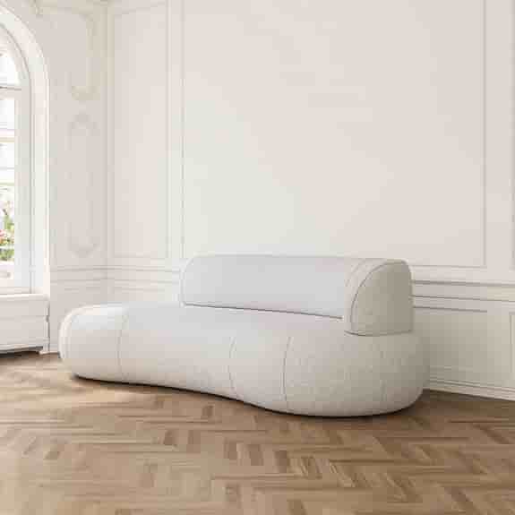 Creme soffa