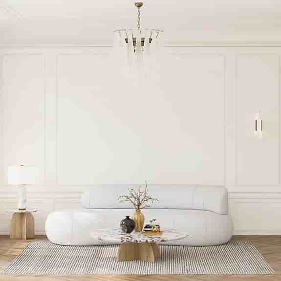Creme soffa