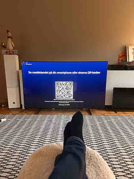 65” Samsung TV oanvänd - felköp