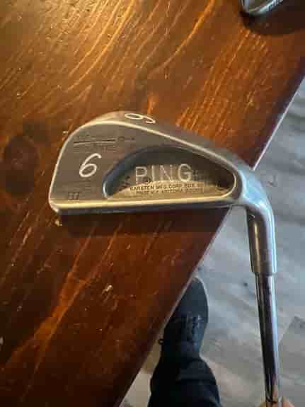 Ping Karsten III järnklubbor set 6–9 plus pitch och sand wedge